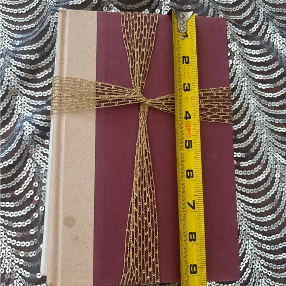 Gold and Cream osteen Decorative Books - Picture 5 of 6